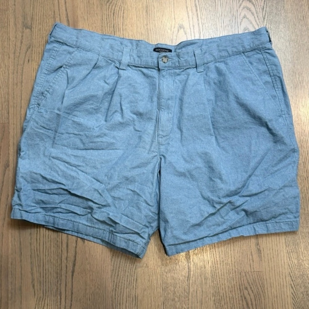 Dockers Mens Shorts Size‎ 44 Blue Cotton Casual Chino Golf Summer
